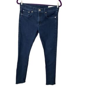 Rag & Bone sz 30 Indigo Blue Mid Rise Skinny Jeans